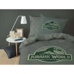 Jurassic World Logo - Dekbedovertrek-140x200cm -Kwaliteit Geselecteerde Dekbedovertrekkenwinkel 1524678274 0102