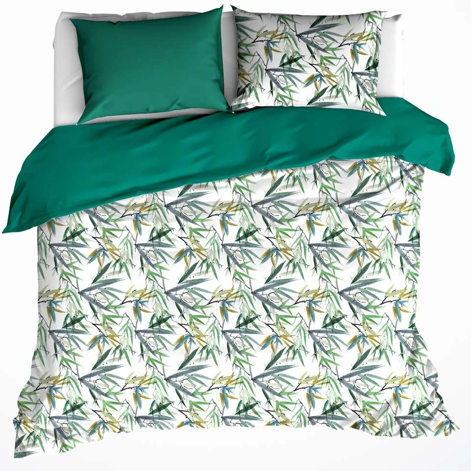 De Witte Lietaer Dekbedovertrek Salix - 200 X 200/220 Cm - Groen 3 De Witte Lietaer Dekbedovertrek Salix - 200 X 200/220 Cm - Groen