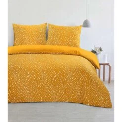 Day Dream Dekbedovertrek Hazel - 140x200/220 Cm - Geel -Kwaliteit Geselecteerde Dekbedovertrekkenwinkel 1598248664 0101