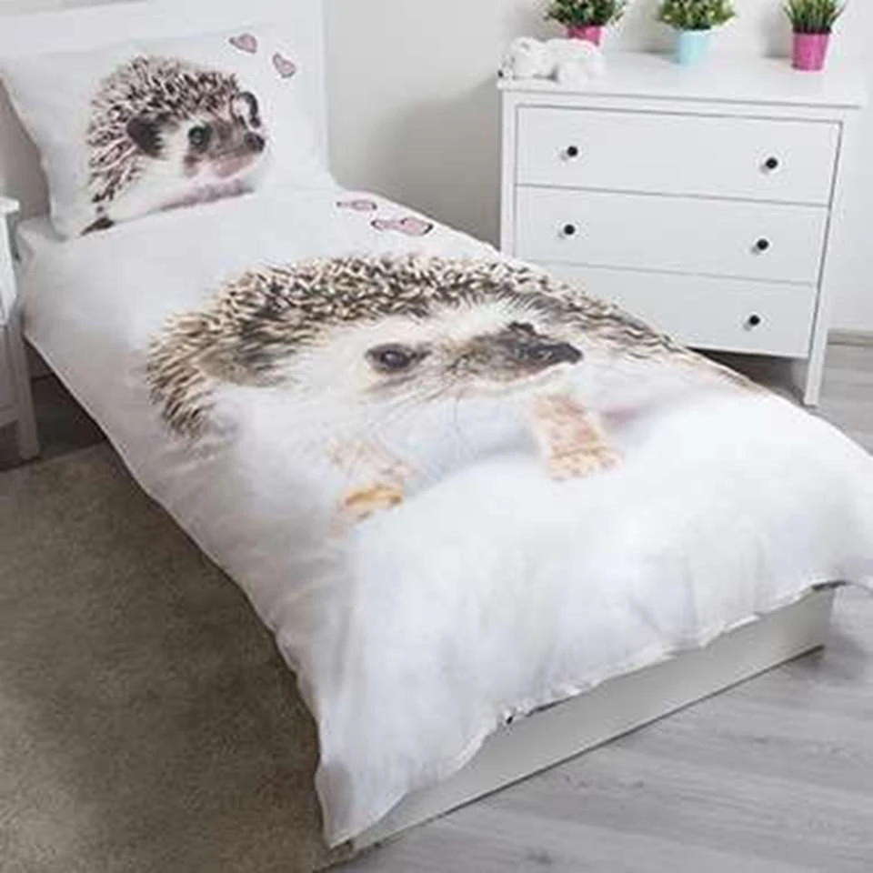 Animal Pictures Egel - Dekbedovertrek-140x200cm 4 Animal Pictures Egel - Dekbedovertrek-140x200cm - Afbeelding 2