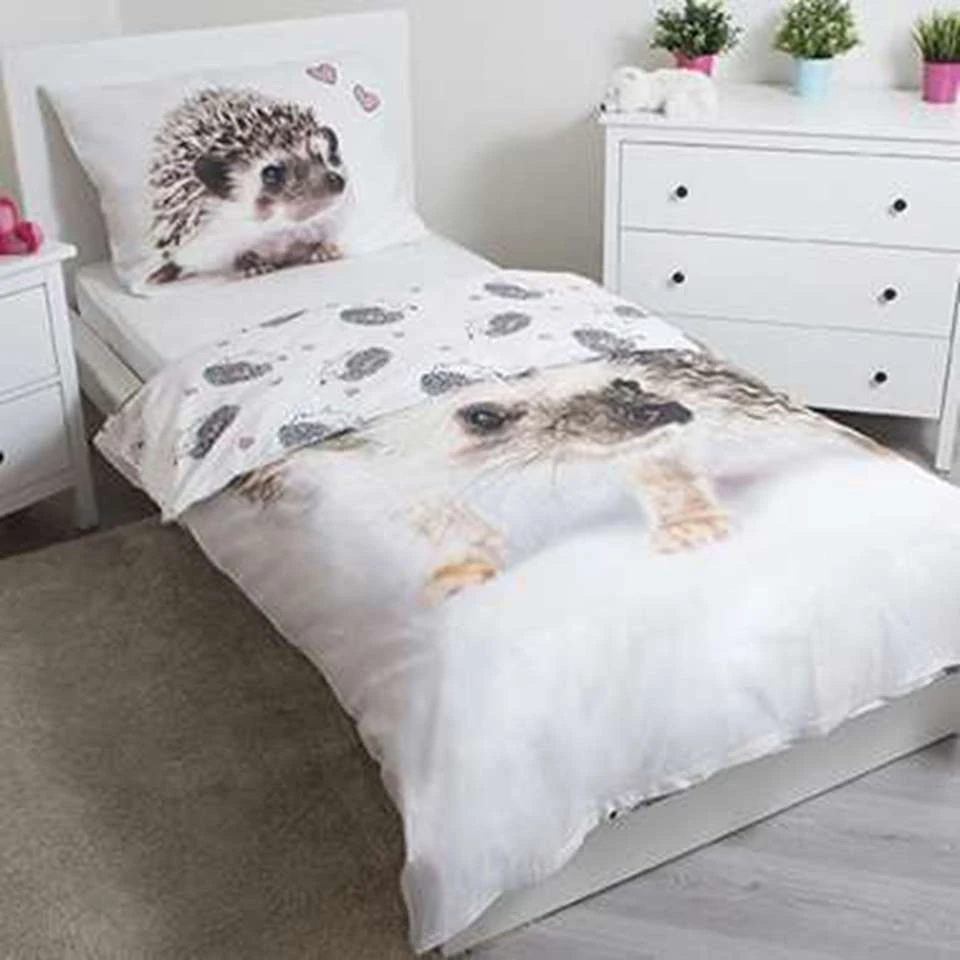 Animal Pictures Egel - Dekbedovertrek-140x200cm 5 Animal Pictures Egel - Dekbedovertrek-140x200cm - Afbeelding 3