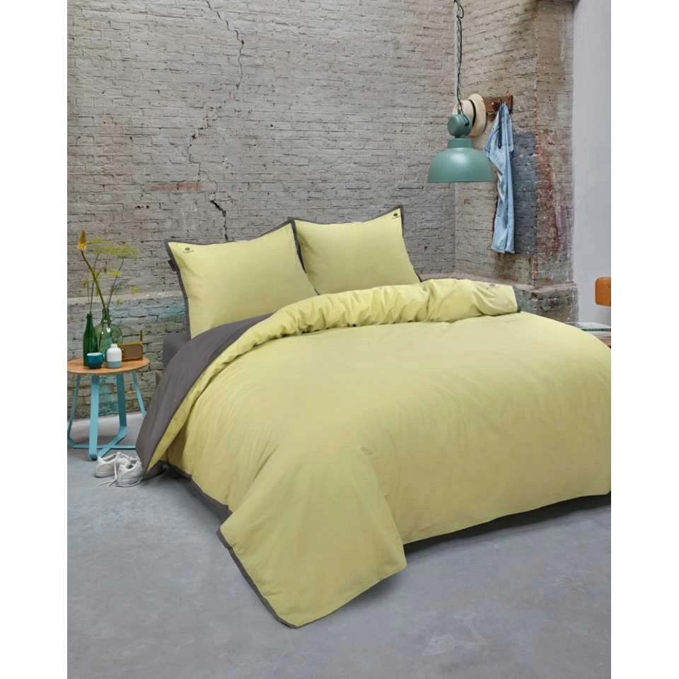 BLCKOUT Californie - Dekbedovertrek - 140x200/220 Cm - Geel 5 BLCKOUT Californie - Dekbedovertrek - 140x200/220 Cm - Geel - Afbeelding 3