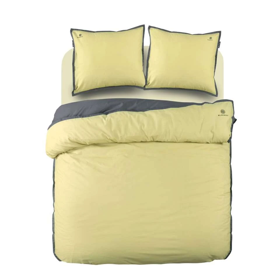 BLCKOUT Californie - Dekbedovertrek - 140x200/220 Cm - Geel 3 BLCKOUT Californie - Dekbedovertrek - 140x200/220 Cm - Geel