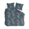 Byrklund - Dekbedovertrek Mysterious Jungle - 240x220 Cm - Blauw / Groen -Kwaliteit Geselecteerde Dekbedovertrekkenwinkel 1672953829