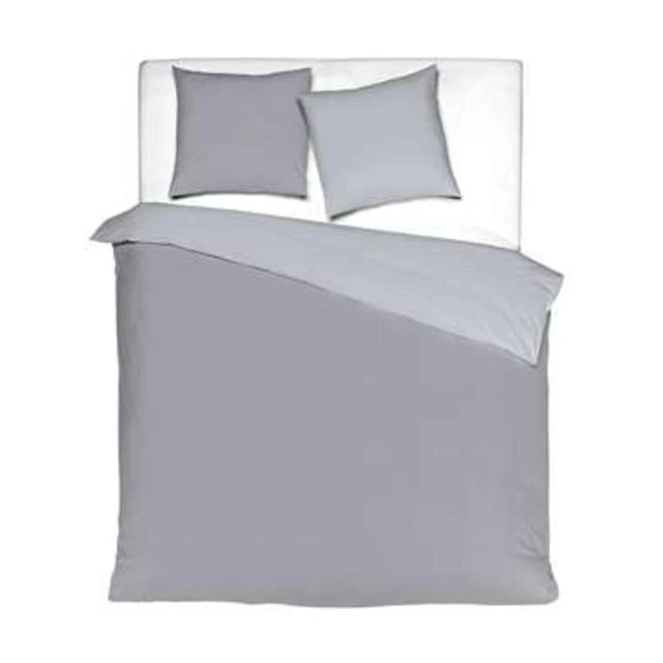 Mistral Home Dekbedovertrek 100% Gewassen Katoen Grijs 200x200 Cm 3 Mistral Home Dekbedovertrek 100% Gewassen Katoen Grijs 200x200 Cm
