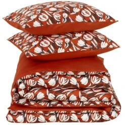 De Witte Lietaer Dekbedovertrek Tulipa - 200 X 200/220 Cm - Katoen -Kwaliteit Geselecteerde Dekbedovertrekkenwinkel 1752487048 0102