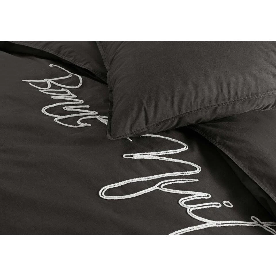 Papillon Deluxe Dekbedovertrek Napier - 200x200/220 Cm - Grijs 6 Papillon Deluxe Dekbedovertrek Napier - 200x200/220 Cm - Grijs - Afbeelding 4