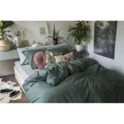 Dindi Home - Dekbedovertrek Plain Beauty - 200x220 Cm - Donker Groen 8 Dindi Home - Dekbedovertrek Plain Beauty - 200x220 Cm - Donker Groen -Kwaliteit Geselecteerde Dekbedovertrekkenwinkel 1848806672 0102