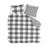 Byrklund - Dekbedovertrek Falsterbo - 240x220 Cm - Grijs -Kwaliteit Geselecteerde Dekbedovertrekkenwinkel 1861938709
