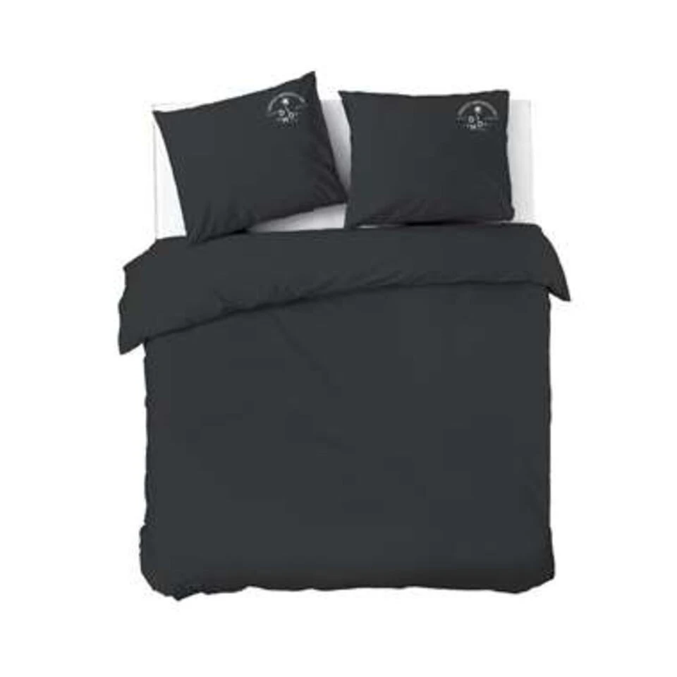 Dindi Home - Dekbedovertrek Plain Beauty - 200x220 Cm - Zwart 3 Dindi Home - Dekbedovertrek Plain Beauty - 200x220 Cm - Zwart