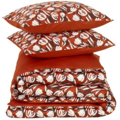 De Witte Lietaer Dekbedovertrek Katoen Tulipa - Hotelmaat - 260 X 240 Cm -Kwaliteit Geselecteerde Dekbedovertrekkenwinkel 1882793287 0101