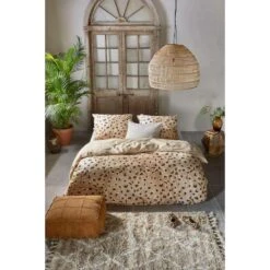 Walra Dekbedovertrek Wild Animal - Toffee - 200x200/220 Cm -Kwaliteit Geselecteerde Dekbedovertrekkenwinkel 31105477 9051