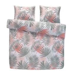 Comfort Dekbedovertrek Aise Botanisch - Multicolour - 200x200/220 Cm
