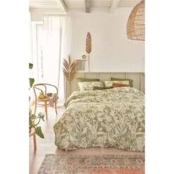 Ariadne At Home Dekbedovertrek Botanical - Groen - 140x200/220 Cm -Kwaliteit Geselecteerde Dekbedovertrekkenwinkel 31105770 9050