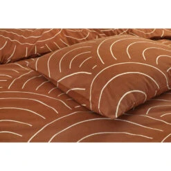 Comfort Dekbedovertrek Sendai Grafisch - Caramel - 140x200/220 Cm -Kwaliteit Geselecteerde Dekbedovertrekkenwinkel 31105995 9000