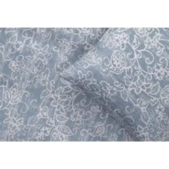 Dekbedovertrek Kari Botanisch - Blauw - 200x220 Cm -Kwaliteit Geselecteerde Dekbedovertrekkenwinkel 31106054 9000