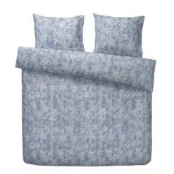 Dekbedovertrek Kari Botanisch - Blauw - 240x220 Cm