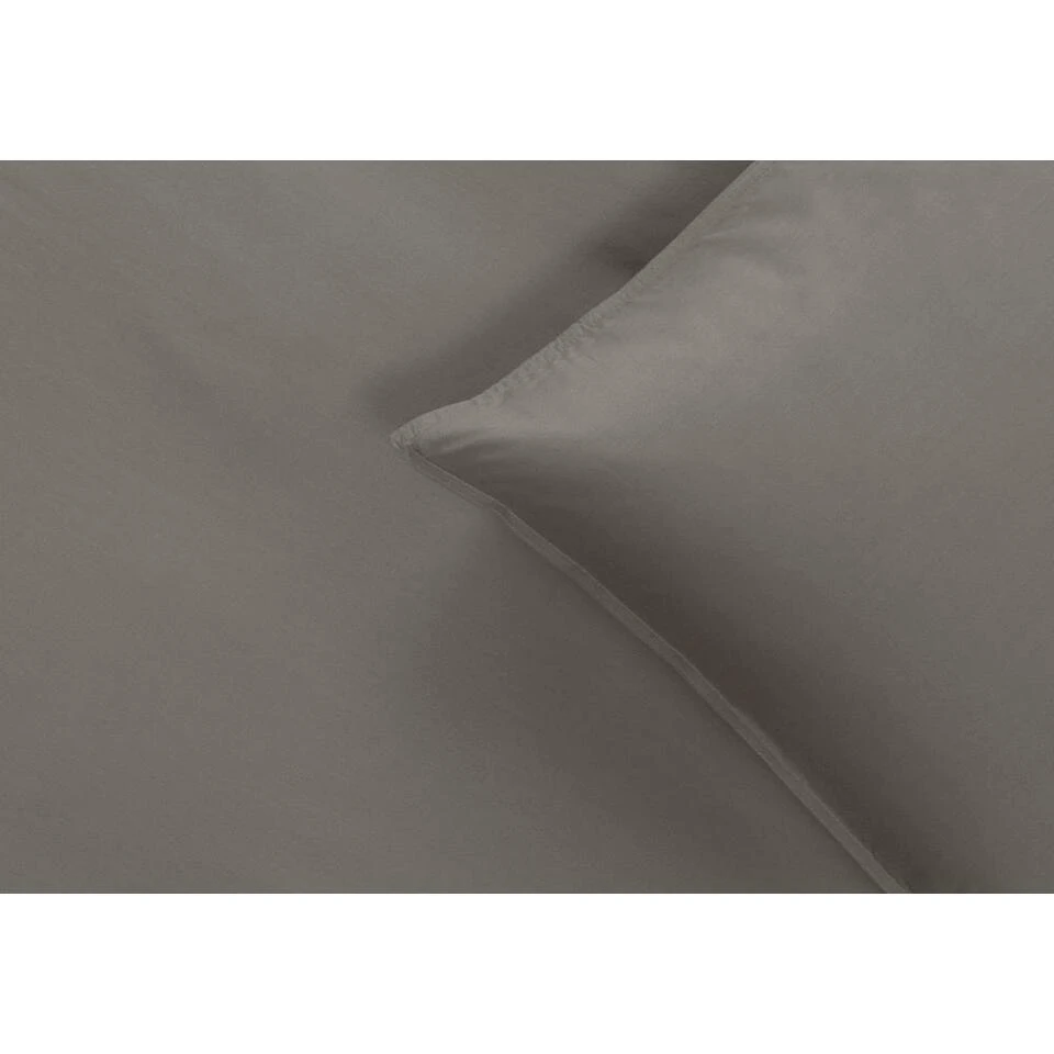 Comfort Dekbedovertrek Jorrit Effen - Antraciet - 200x200/220 Cm 4 Comfort Dekbedovertrek Jorrit Effen - Antraciet - 200x200/220 Cm - Afbeelding 2