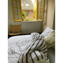 Dindi Home Dekbedovertrek Tender Tattoo Grafisch - Wit - 140x200/220 Cm -Kwaliteit Geselecteerde Dekbedovertrekkenwinkel 31106094 9051