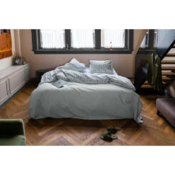 Dindi Home Dekbedovertrek Cute Flowers Bloemen - Groen - 200x200/220 Cm -Kwaliteit Geselecteerde Dekbedovertrekkenwinkel 31106099 9050