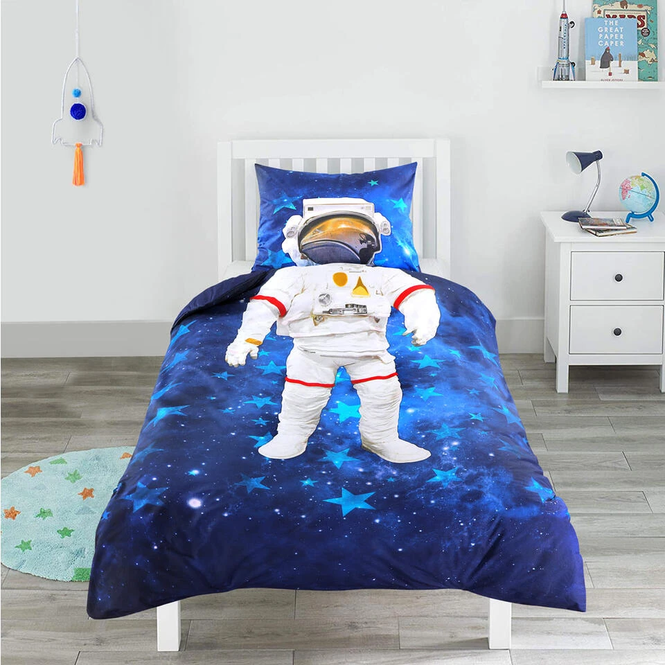 Comfort Dekbedovertrek Buzz Astronaut - Blauw - 140x200/220 Cm 5 Comfort Dekbedovertrek Buzz Astronaut - Blauw - 140x200/220 Cm - Afbeelding 3
