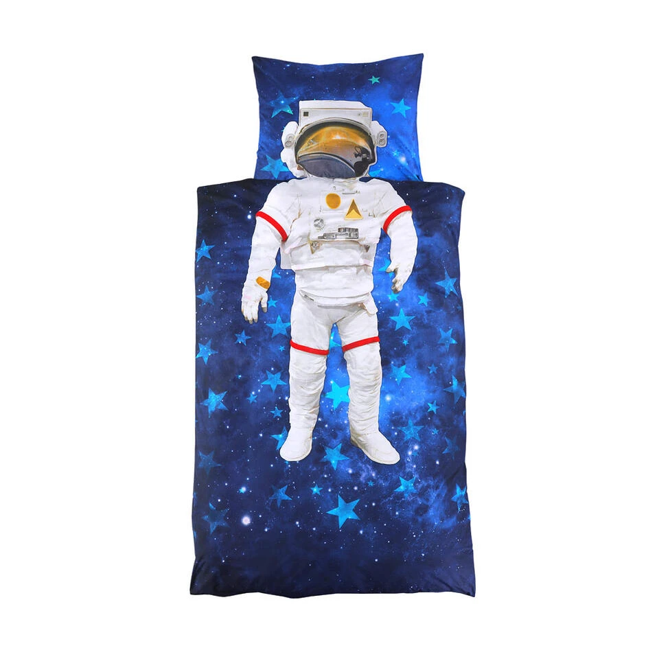 Comfort Dekbedovertrek Buzz Astronaut - Blauw - 140x200/220 Cm 3 Comfort Dekbedovertrek Buzz Astronaut - Blauw - 140x200/220 Cm