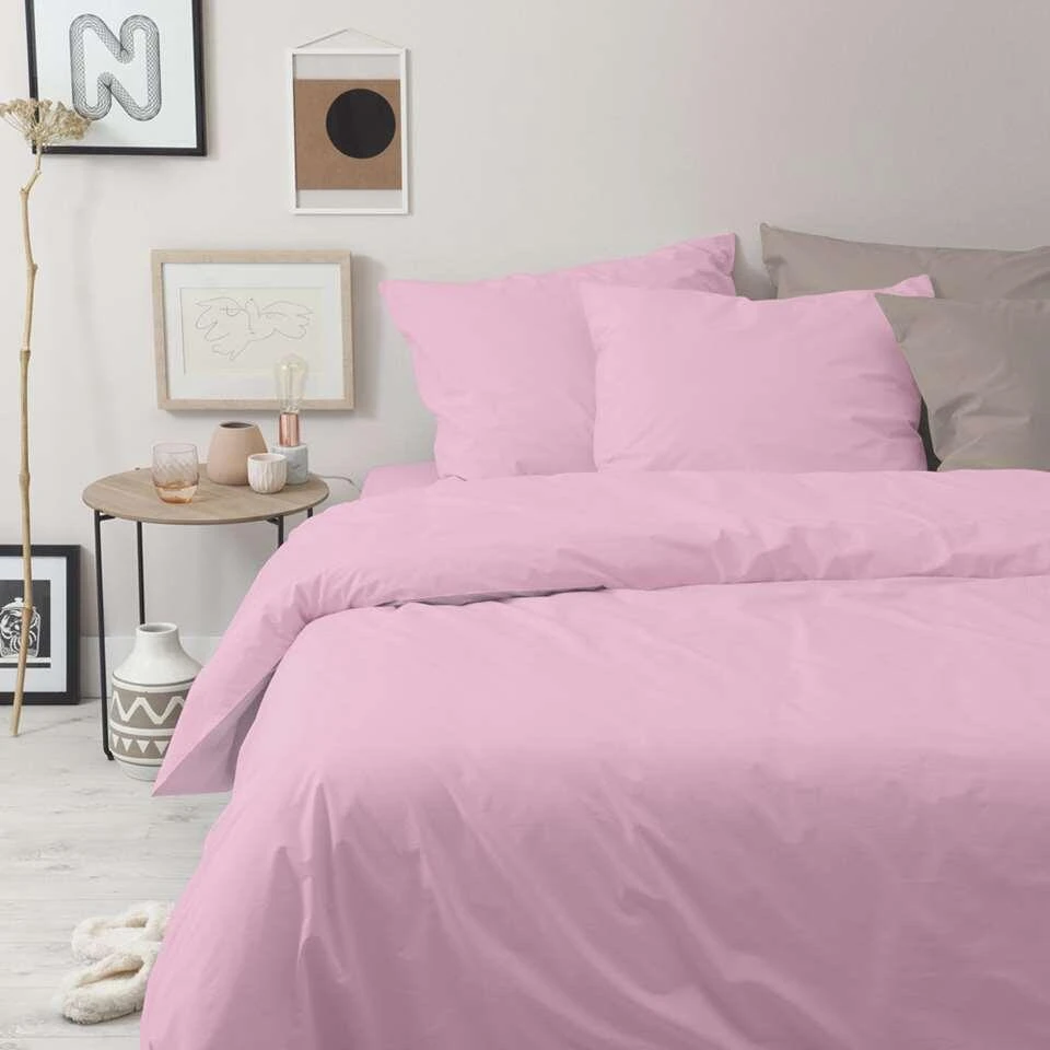 Cinderella Dekbedovertrek Weekend - Roze - 260x200/220 Cm 4 Cinderella Dekbedovertrek Weekend - Roze - 260x200/220 Cm - Afbeelding 2