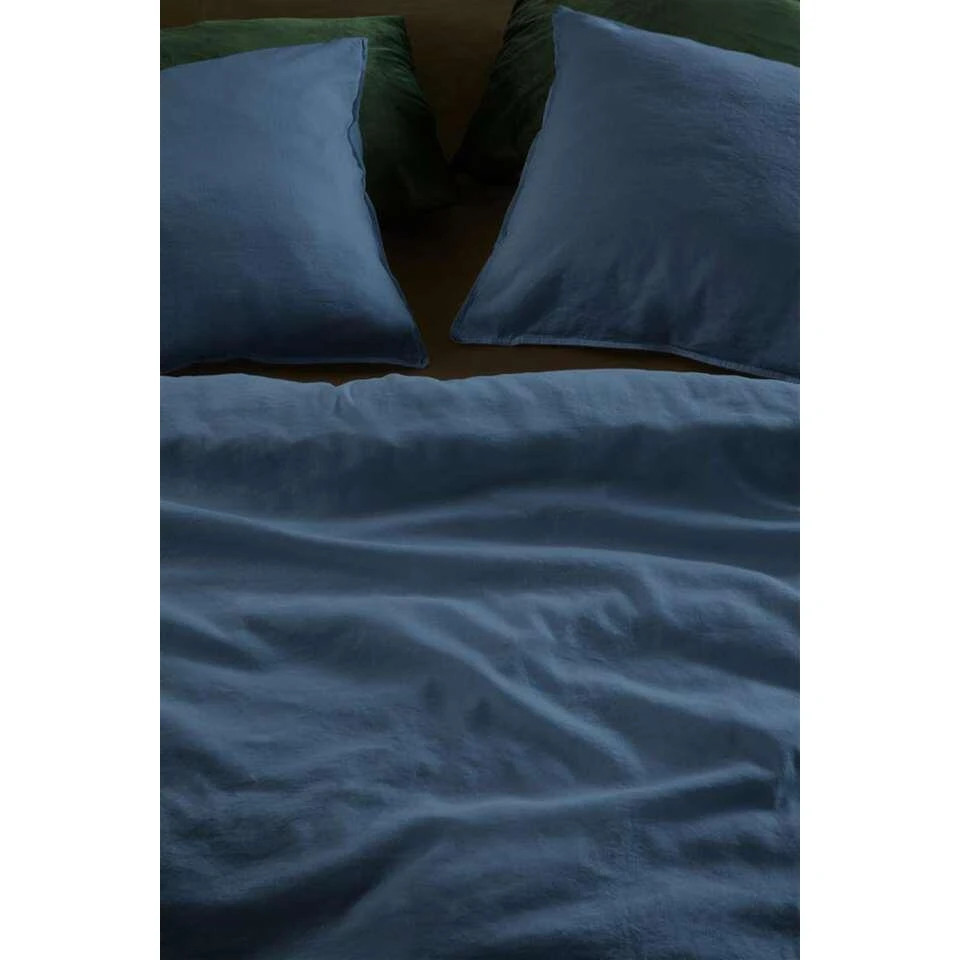 At Home By Beddinghouse Dekbedovertrek Easy - Blauw - 140x200/220 Cm 4 At Home By Beddinghouse Dekbedovertrek Easy - Blauw - 140x200/220 Cm - Afbeelding 2