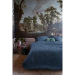 At Home By Beddinghouse Dekbedovertrek Easy - Blauw - 240x200/220 Cm -Kwaliteit Geselecteerde Dekbedovertrekkenwinkel 81027798 0100