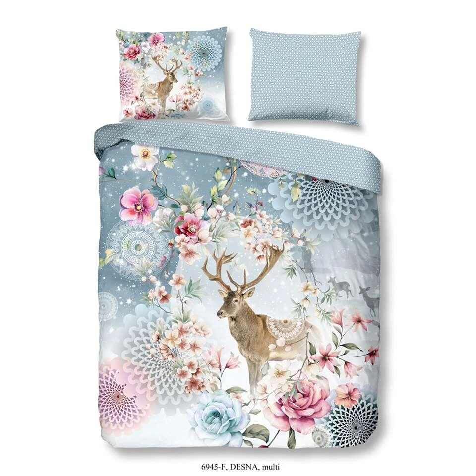 Hip Dekbedovertrek Flanel Desna - Multikleur - 240x200/220 Cm 3 Hip Dekbedovertrek Flanel Desna - Multikleur - 240x200/220 Cm